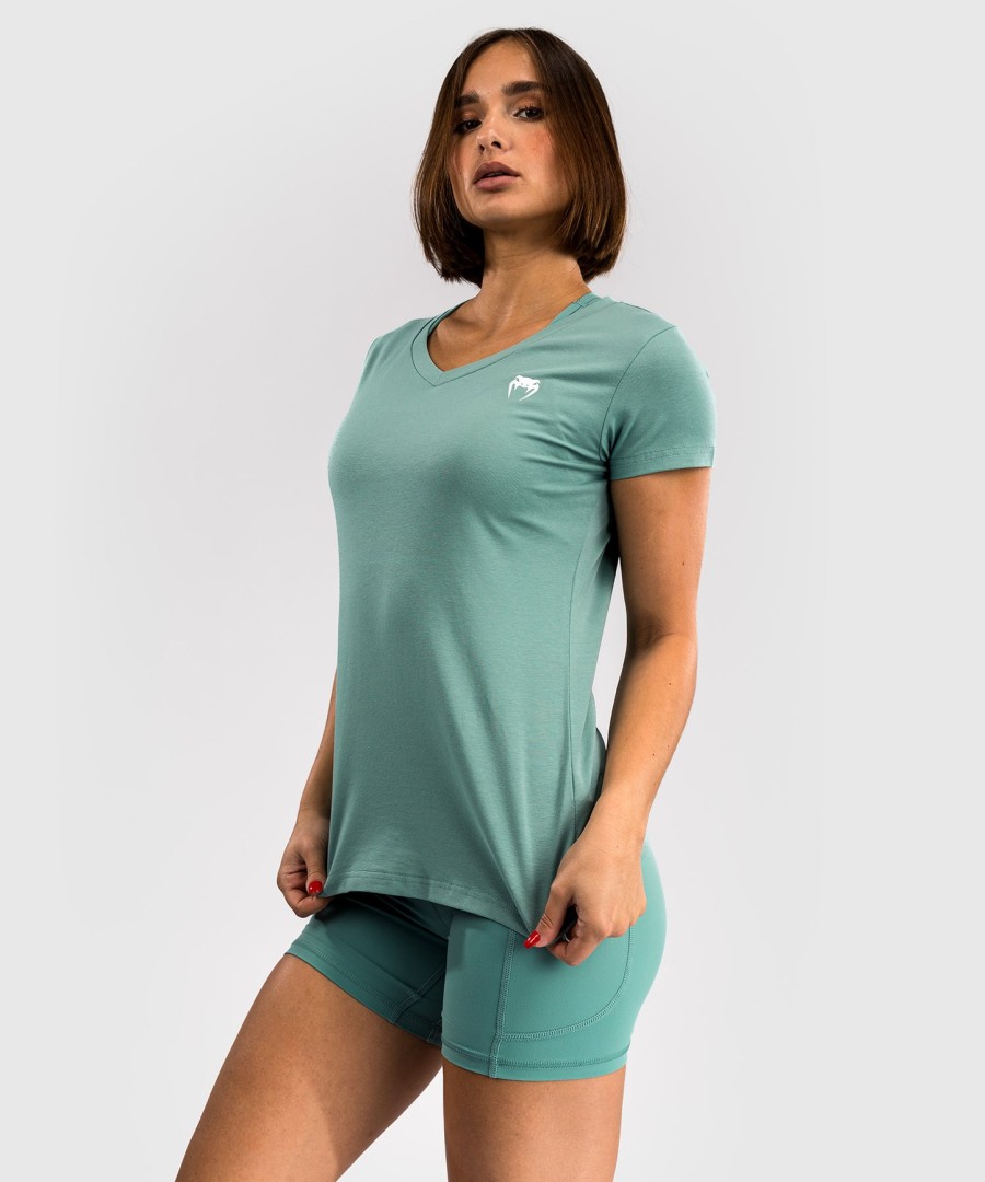 venum essential レディース tシャツ - アクアグリーン