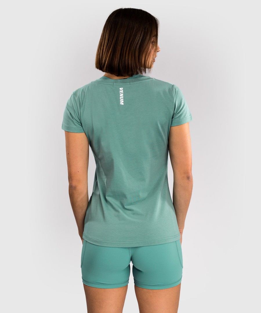 venum essential レディース tシャツ - アクアグリーン