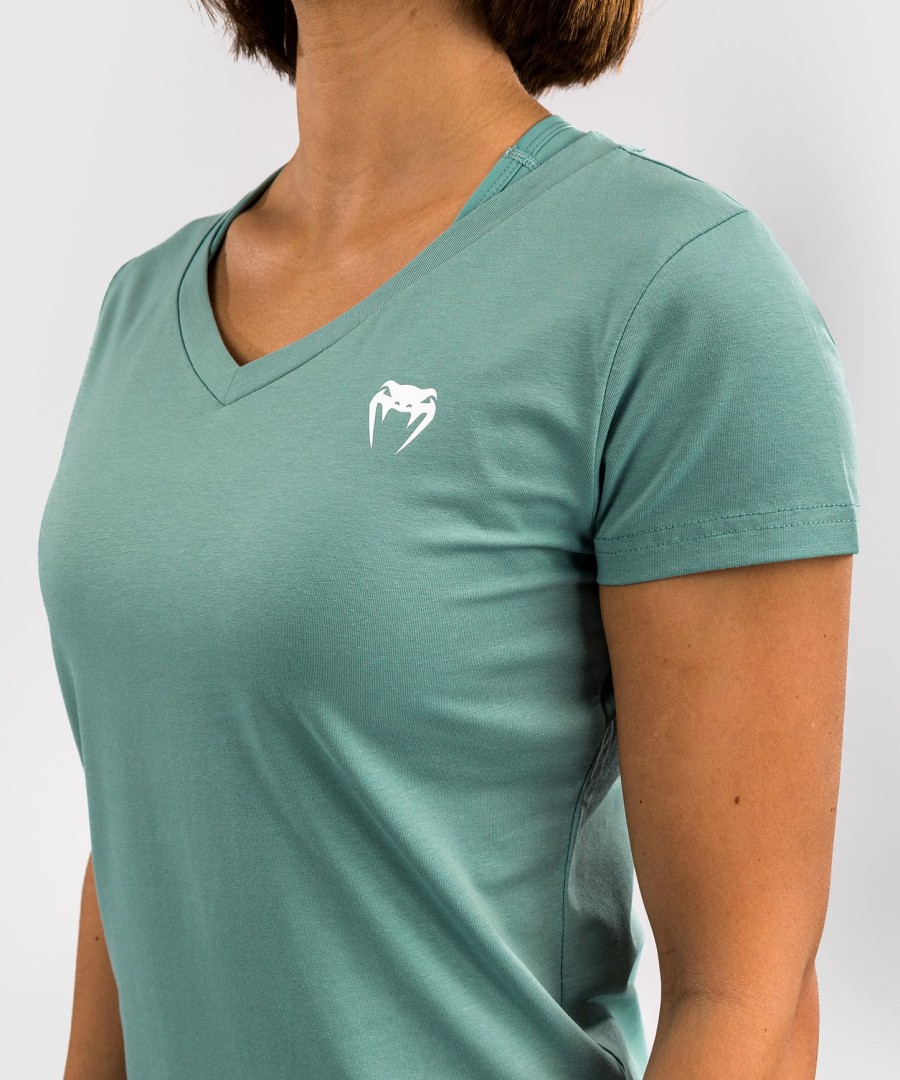 venum essential レディース tシャツ - アクアグリーン