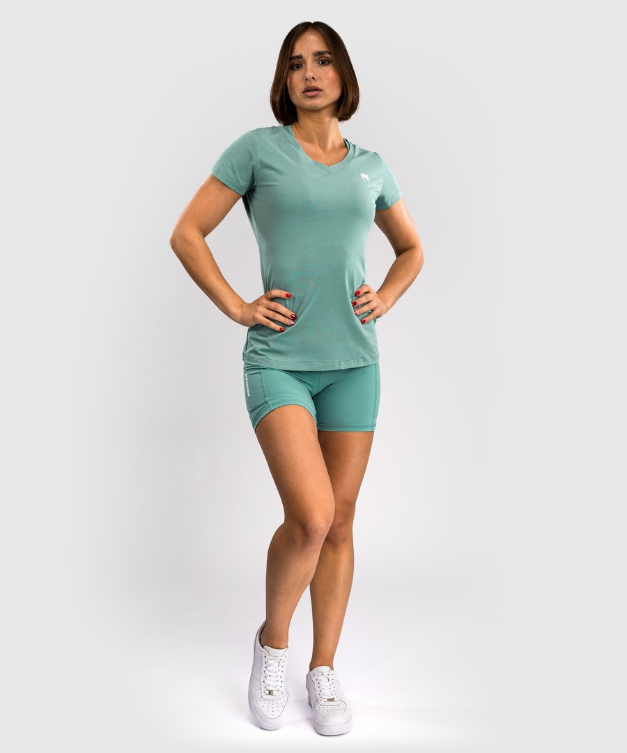 venum essential レディース tシャツ - アクアグリーン