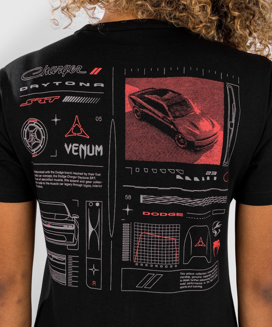 venum x dodge banshee レディース tシャツ - ブラック