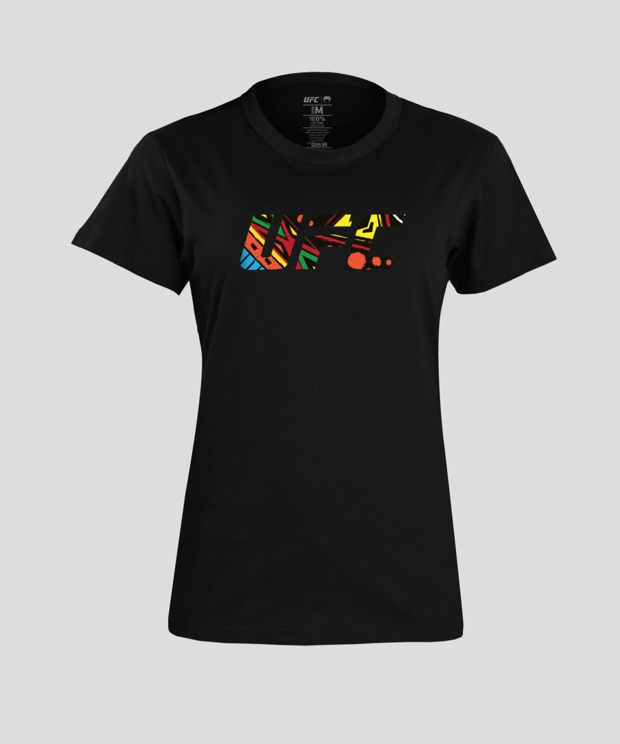 ufc unrivaled by venum ブラック アレックスペレイラ レディース tシャツ
