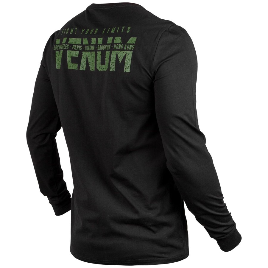 venum シグネチャー tシャツ - 長袖 - ブラックカーキ - 限定