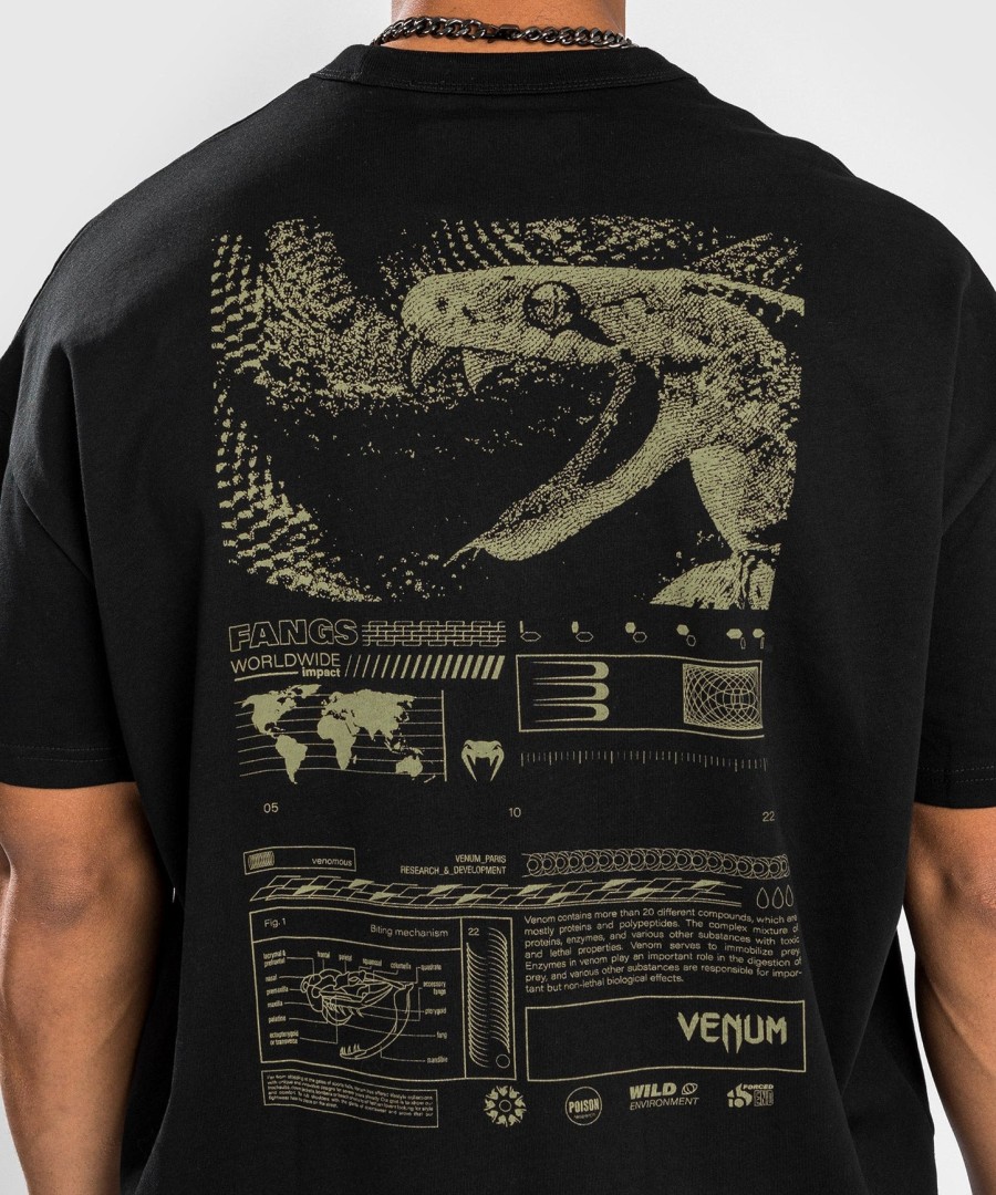 venum fangs tシャツ - オーバーサイズフィット - ブラック