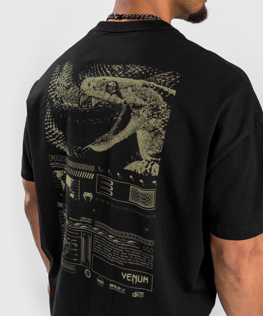 venum fangs tシャツ - オーバーサイズフィット - ブラック