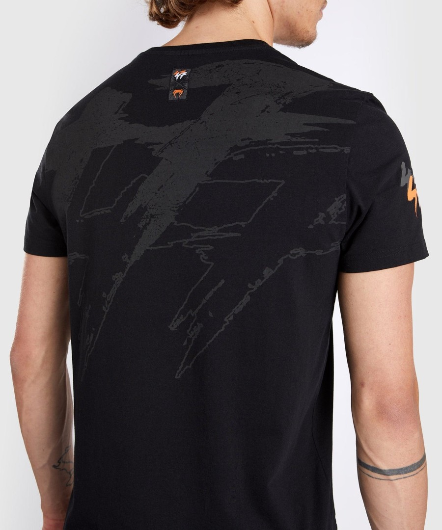 venum s47 tシャツ - ブラックオレンジ