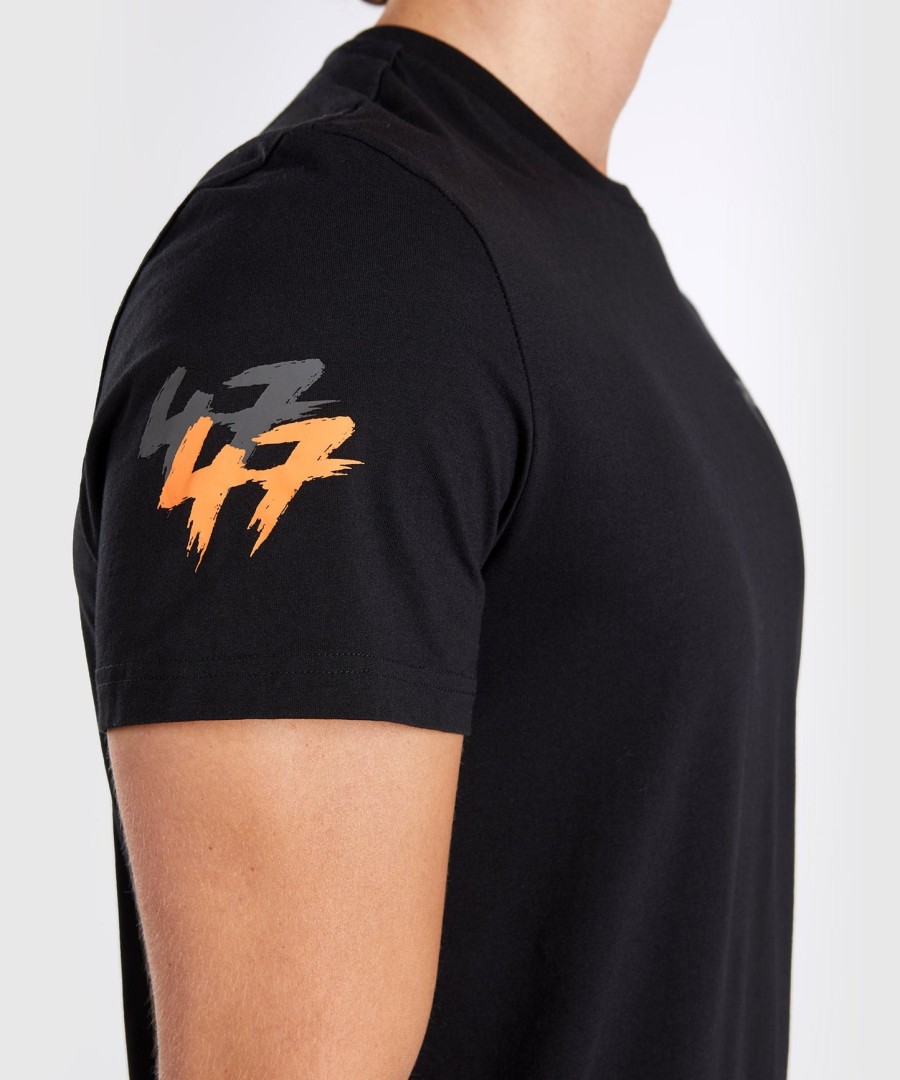 venum s47 tシャツ - ブラックオレンジ