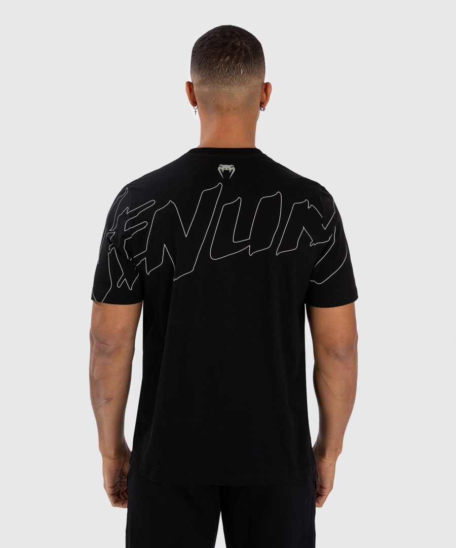 ヴェナム スネークプリント tシャツ - ブラック