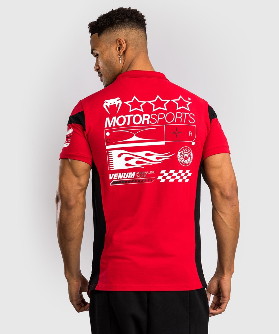 ヴェナム モータースポーツ コットンポロ - レーサーレッド