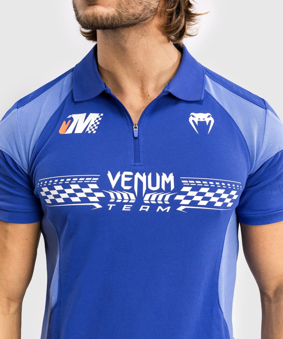 venum motorsport コットン ポロシャツ - ロイヤルブルー