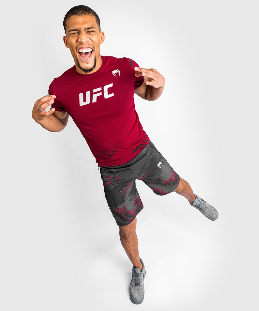 ufc venum オーセンティック ファイトウィーク メンズ 2.0 半袖tシャツ - レッド