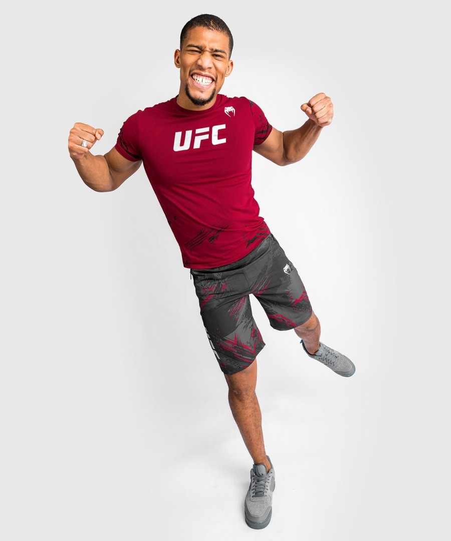 ufc venum オーセンティック ファイトウィーク メンズ 2.0 半袖tシャツ - レッド