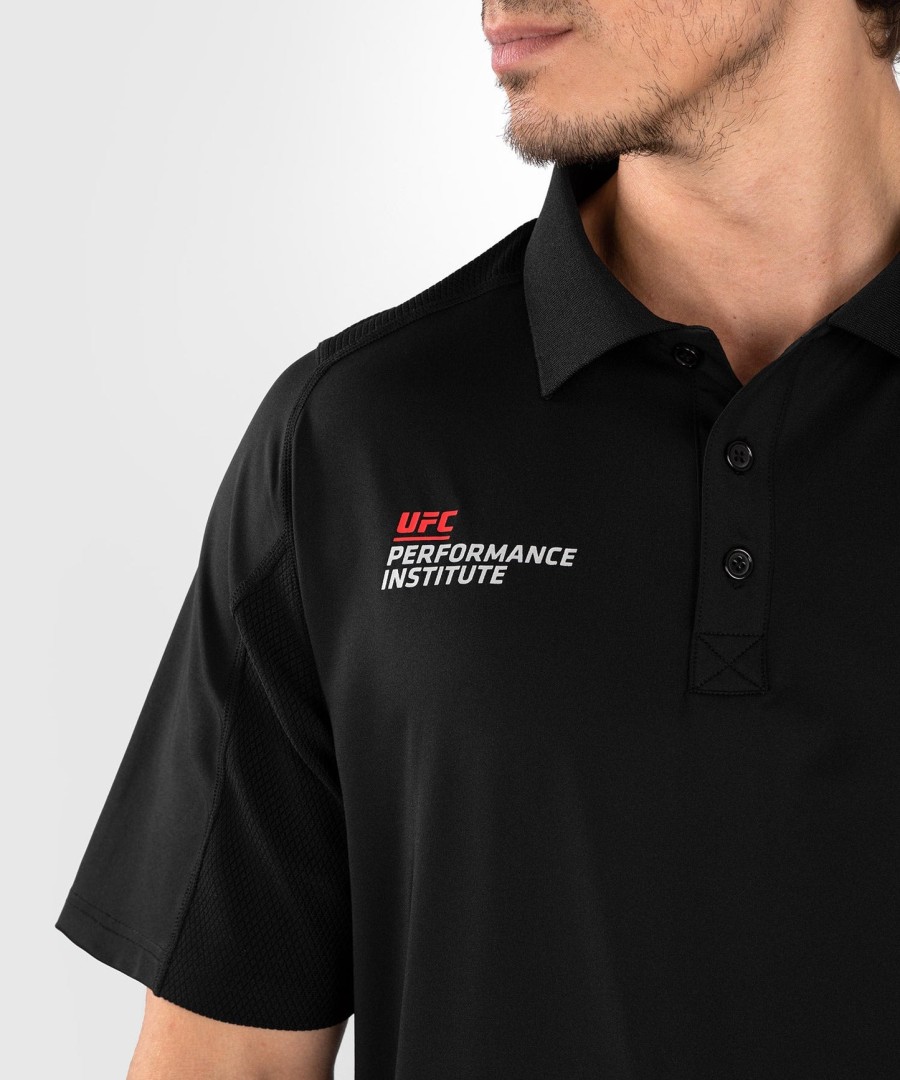 ufc venum performance institute 2.0 メンズ ポロシャツ - ブラックレッド