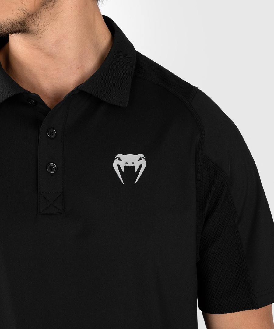 ufc venum performance institute 2.0 メンズ ポロシャツ - ブラックレッド