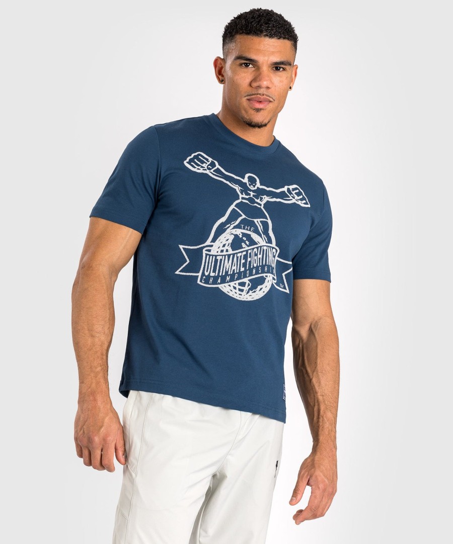 ufc by venum ulti-man tシャツ - ネイビーブルーホワイト