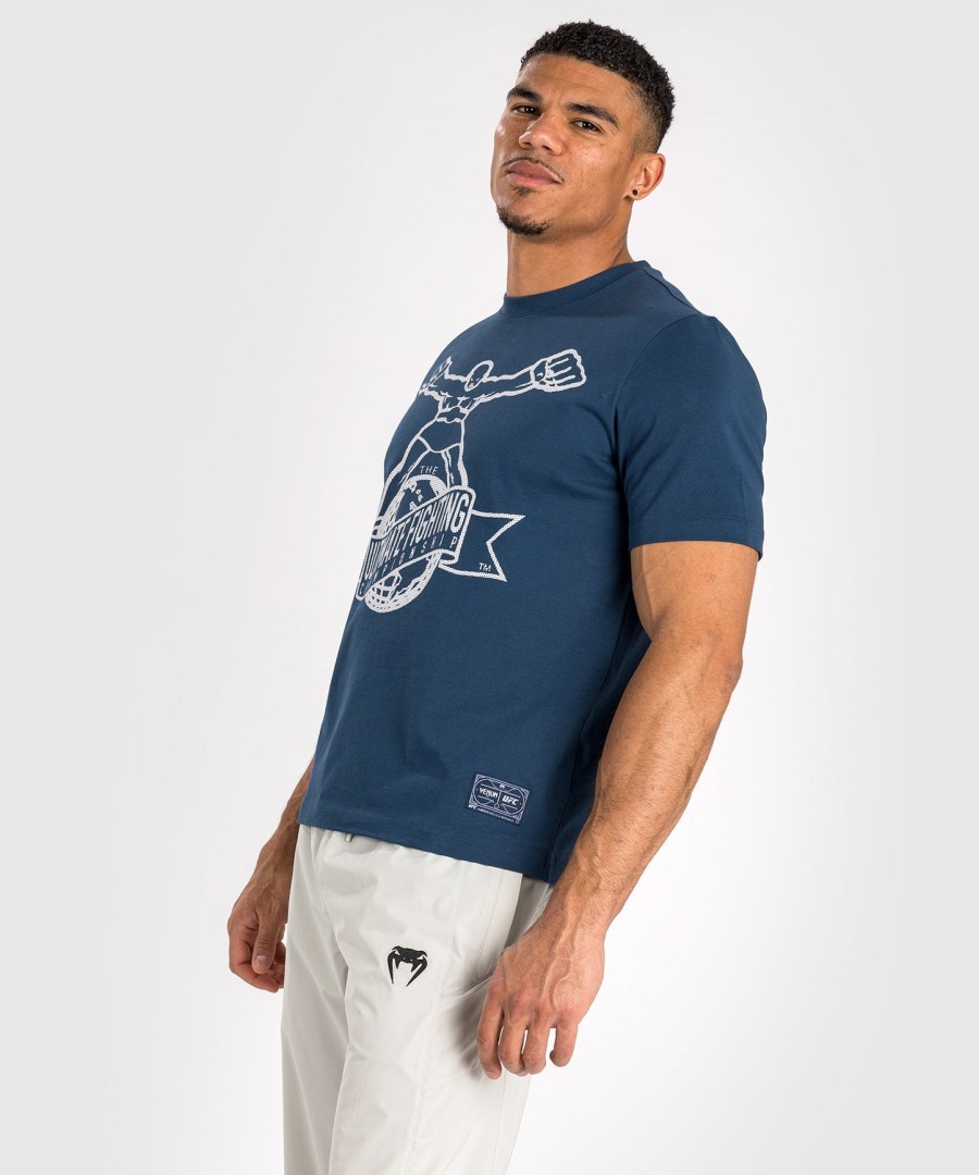 ufc by venum ulti-man tシャツ - ネイビーブルーホワイト