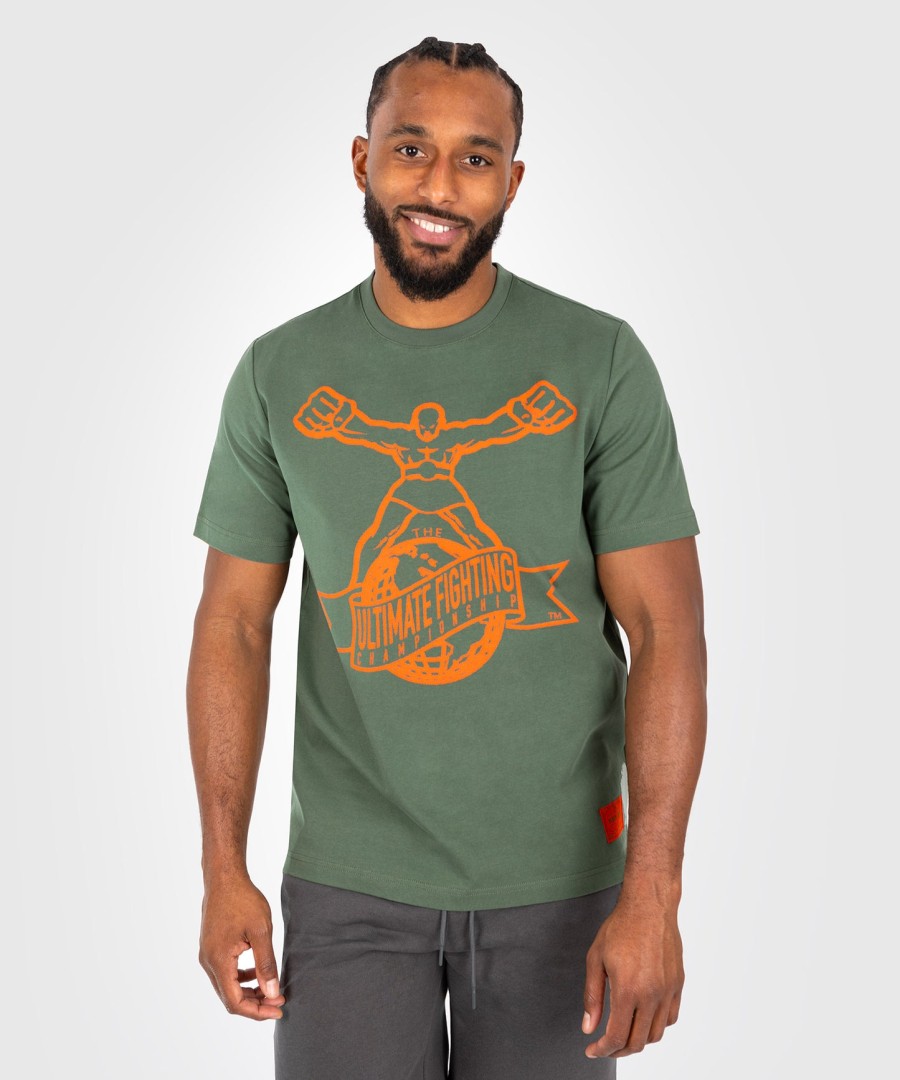 ufc by venum ulti-man tシャツ - カーキオレンジ