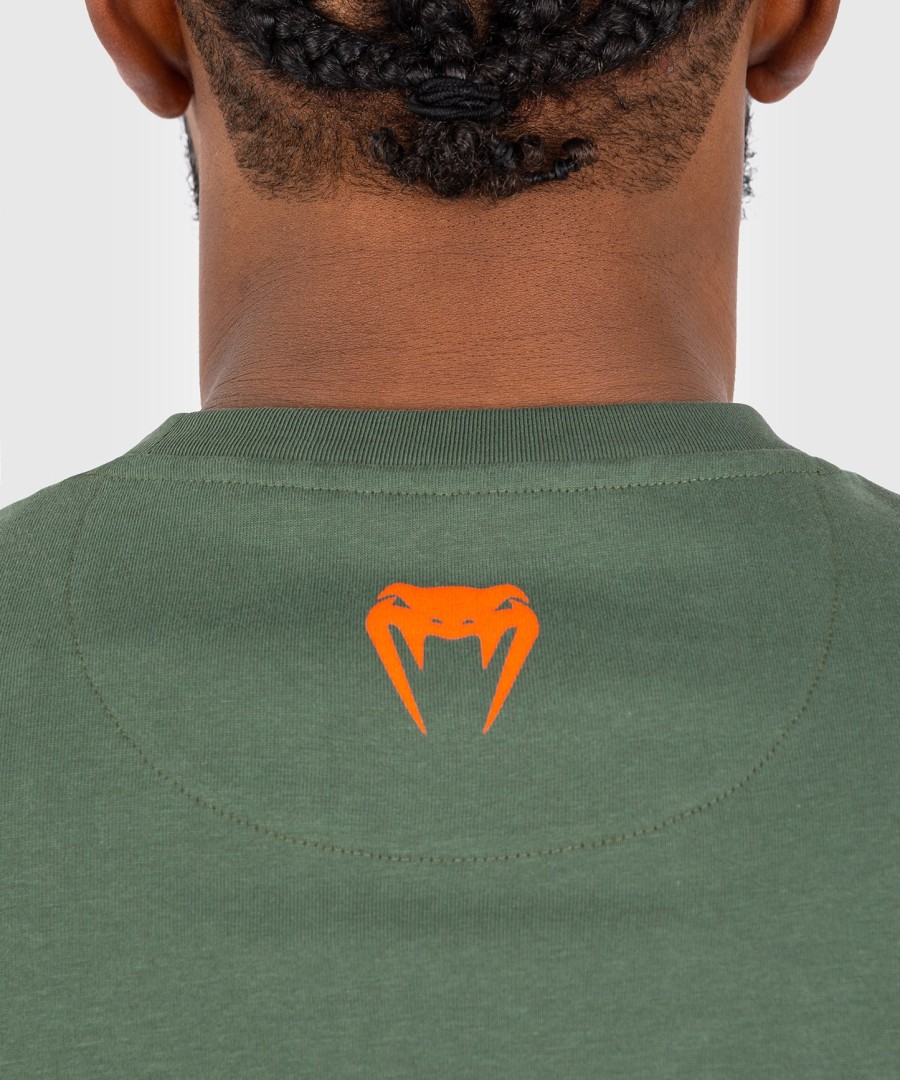 ufc by venum ulti-man tシャツ - カーキオレンジ
