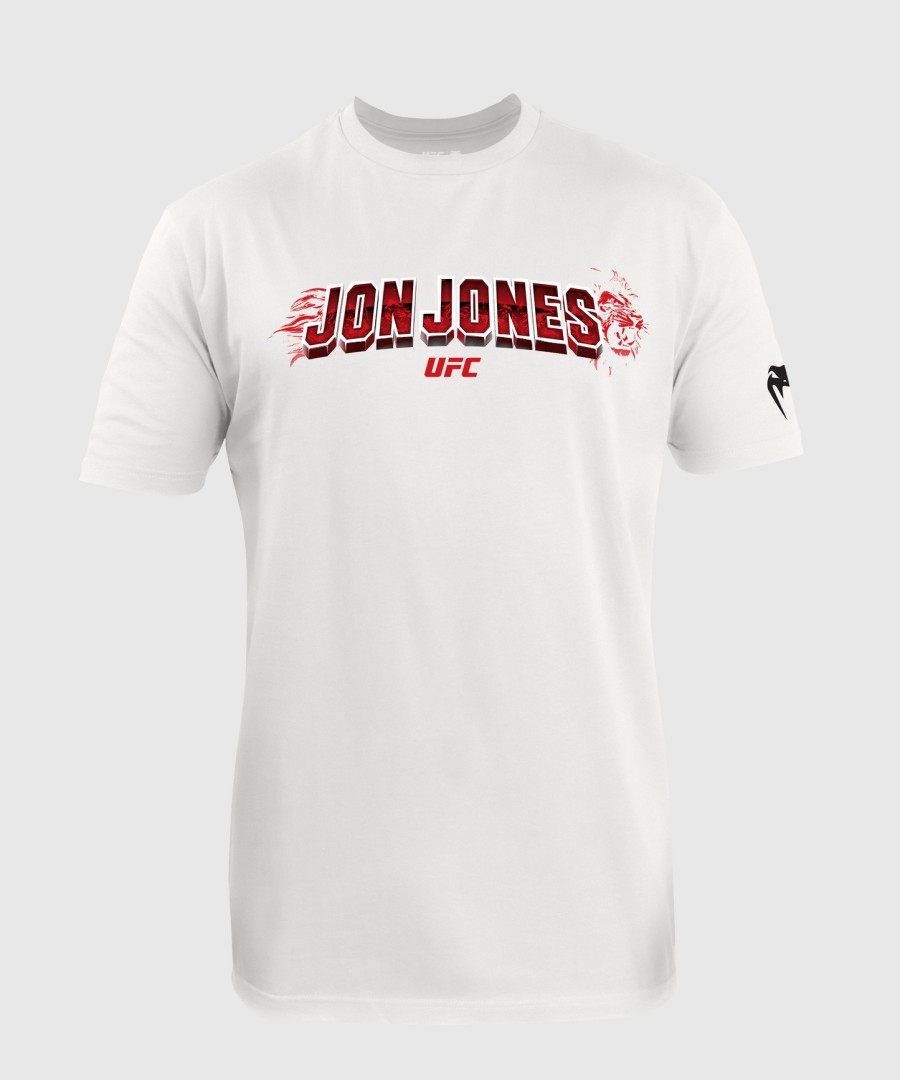 メンズ ufc unrivaled by venum ホワイト ジョンジョーンズ tシャツ