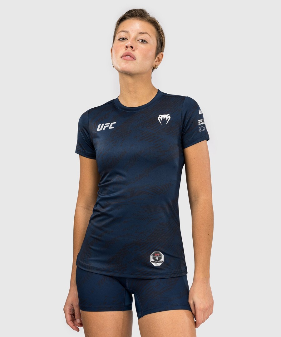 ufc fusion by venum ファイトウィーク ウィメンズ ドライテック tシャツ - オーシャンブルー