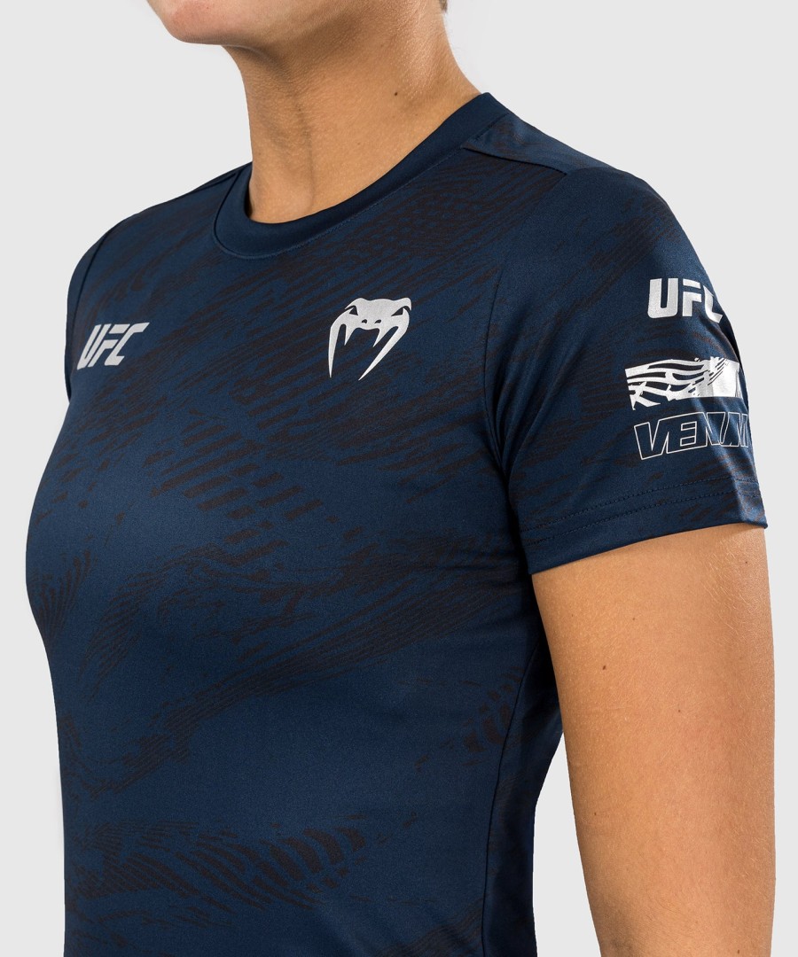 ufc fusion by venum ファイトウィーク ウィメンズ ドライテック tシャツ - オーシャンブルー