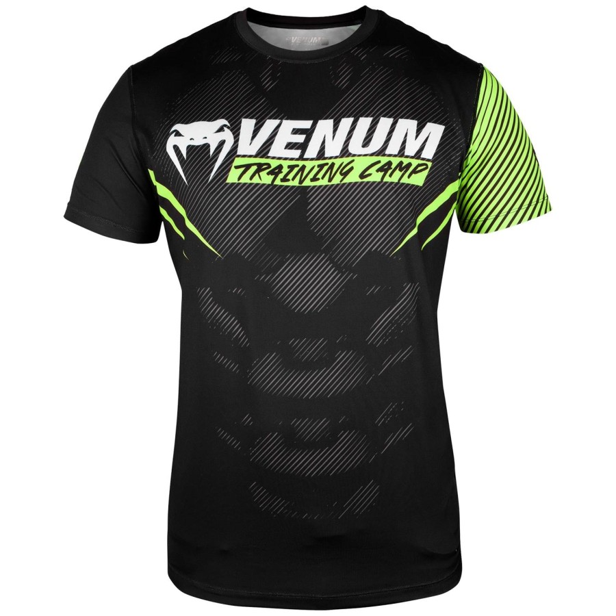 venum training camp 2.0 ドライテック tシャツ - ブラックネオイエロー - 限定