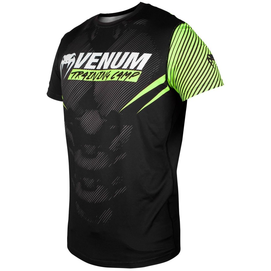 venum training camp 2.0 ドライテック tシャツ - ブラックネオイエロー - 限定