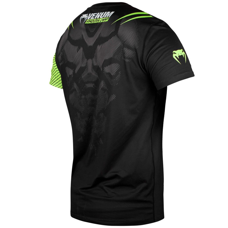venum training camp 2.0 ドライテック tシャツ - ブラックネオイエロー - 限定