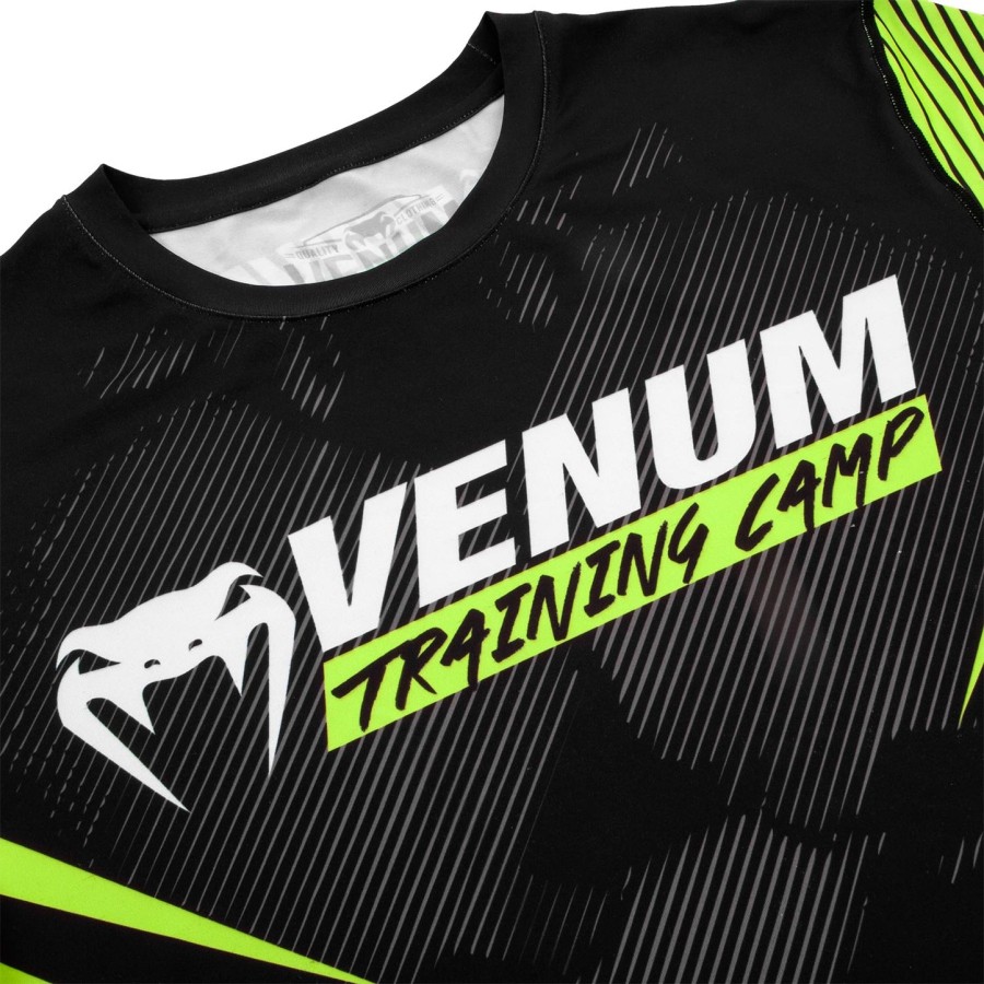 venum training camp 2.0 ドライテック tシャツ - ブラックネオイエロー - 限定
