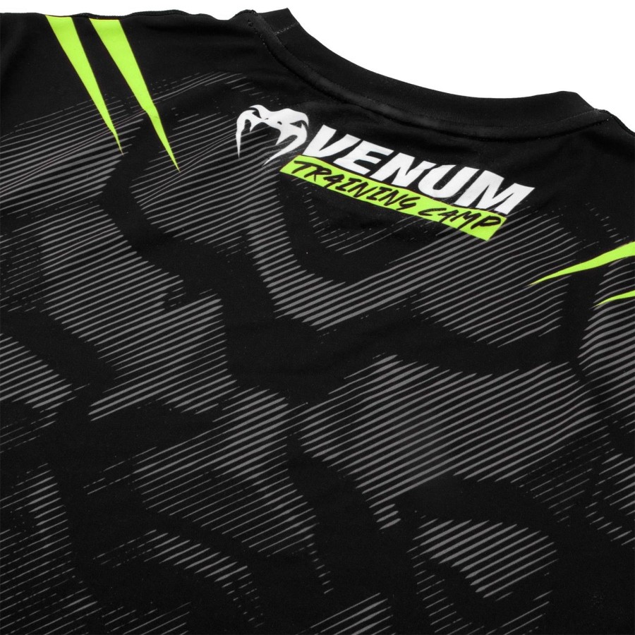 venum training camp 2.0 ドライテック tシャツ - ブラックネオイエロー - 限定