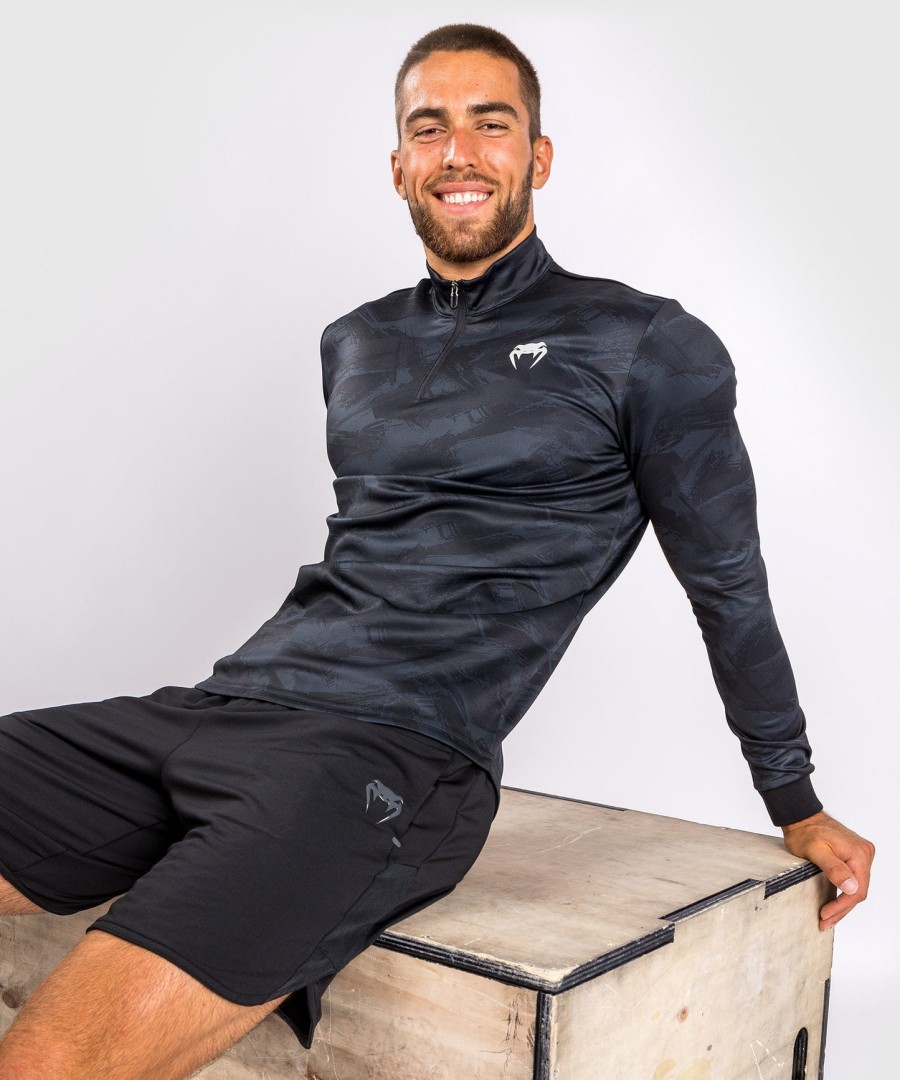 venum electron 3.0 ウィンター ドライテック tシャツ - 長袖 - ブラック