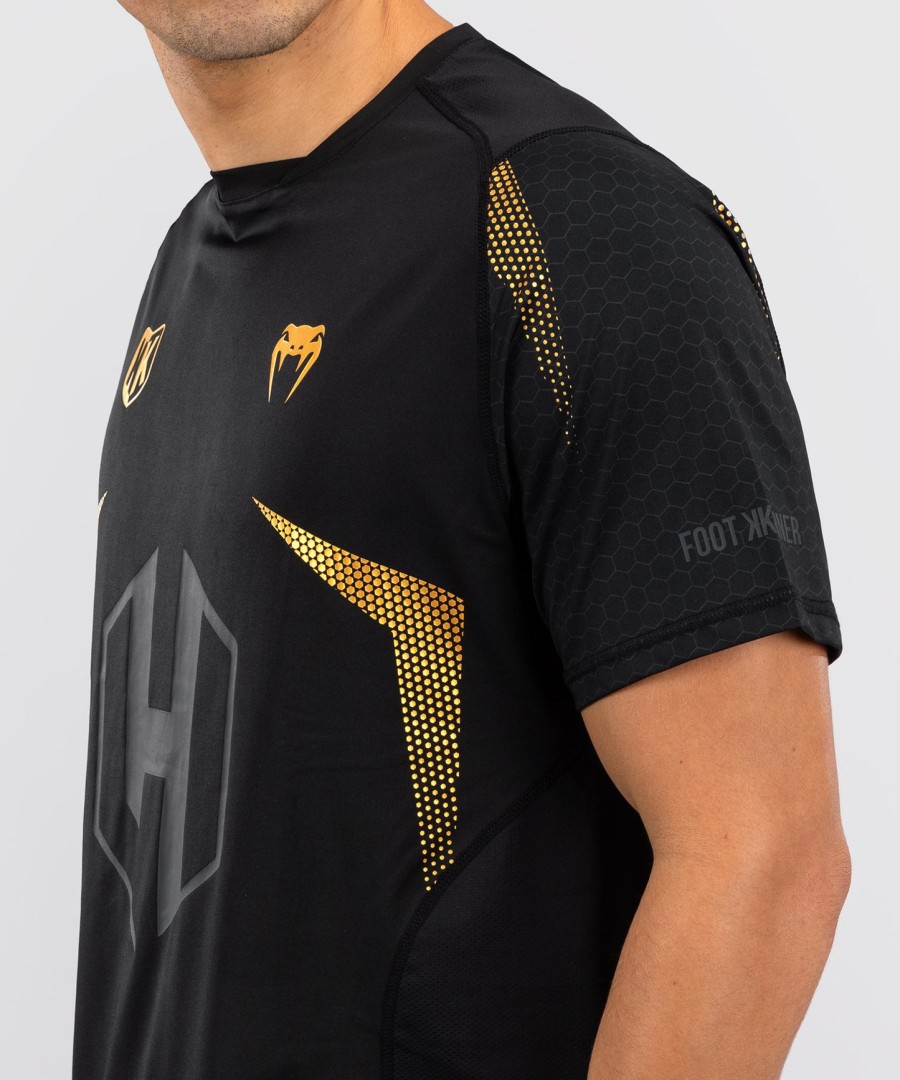 fk x venum ヘキサゴン mma tシャツ - ブラックゴールド