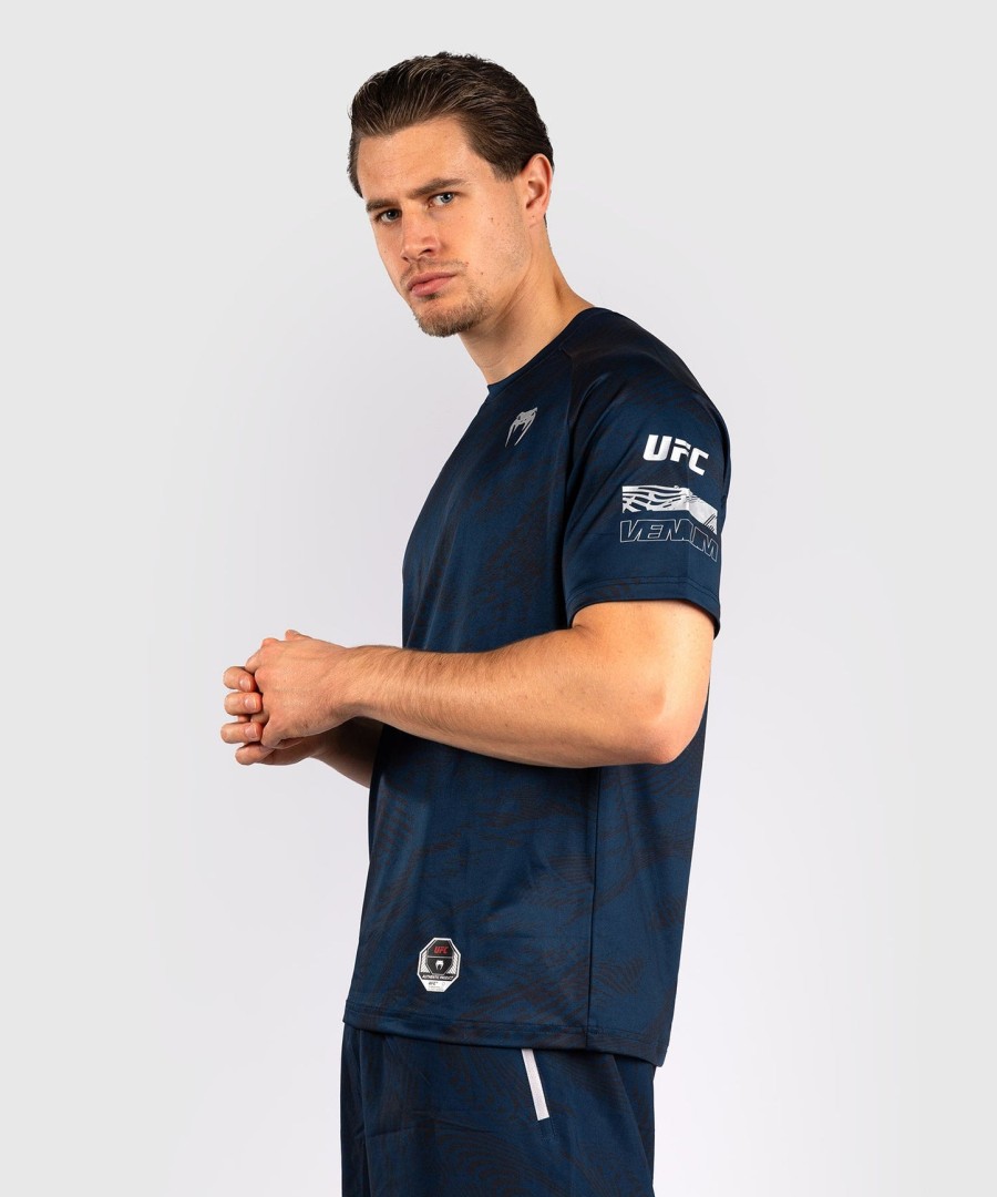 ufc fusion by venum ファイトウィーク メンズ ドライテック tシャツ - オーシャンブルー