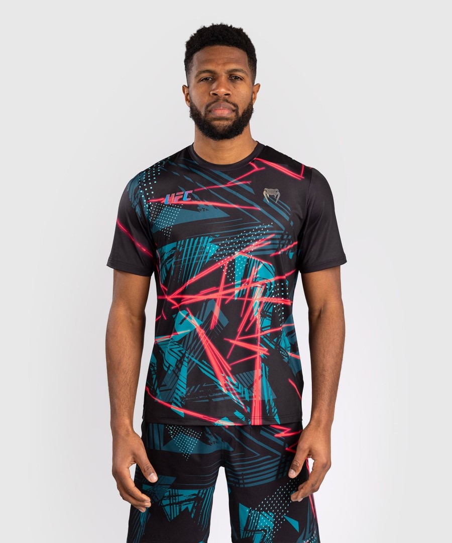 ufc fusion by venum マイアミエディション ファイトウィーク メンズ ドライテック tシャツ - ブラック