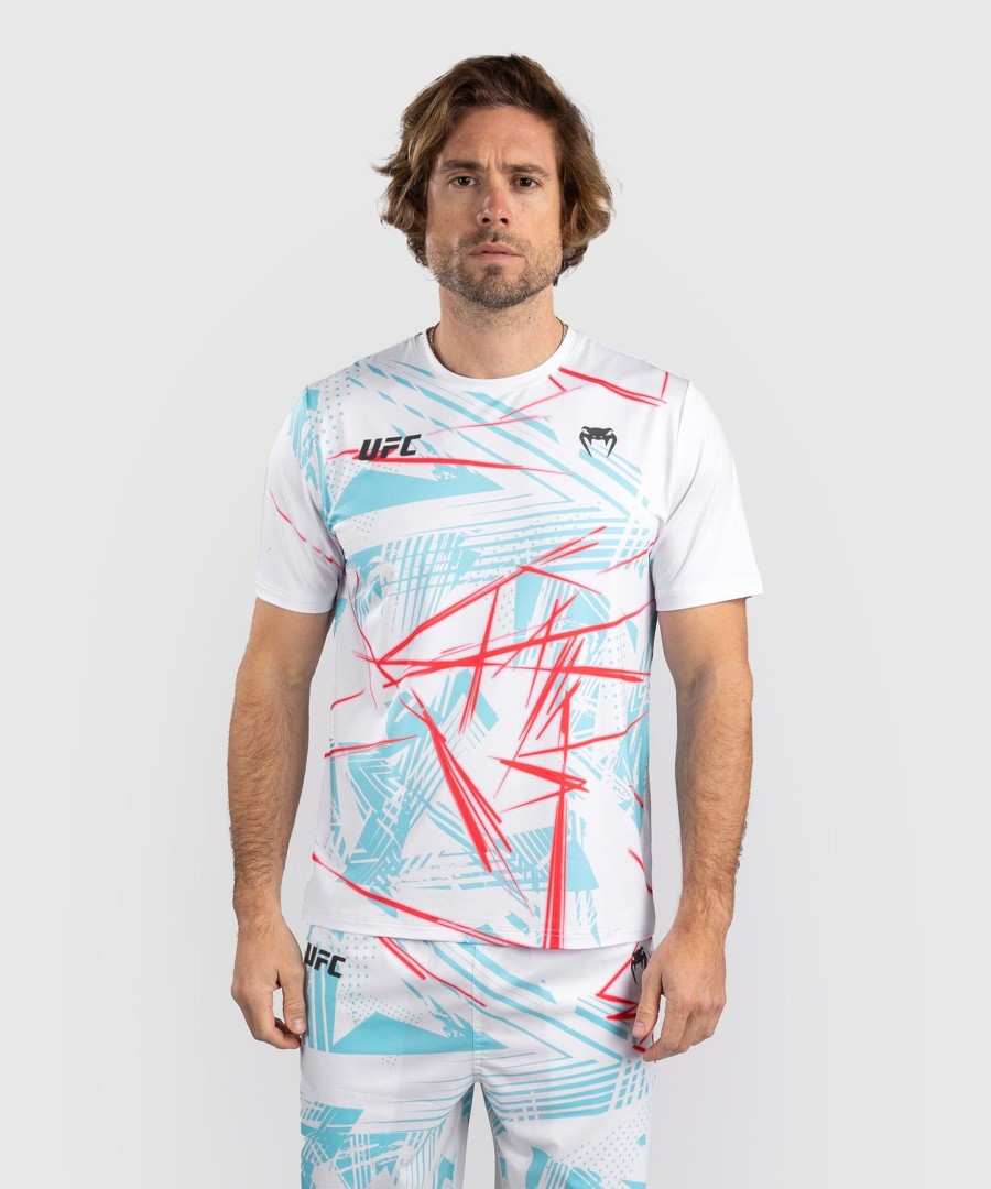 ufc fusion by venum マイアミエディション ファイトウィーク メンズ ドライテック tシャツ - ホワイト