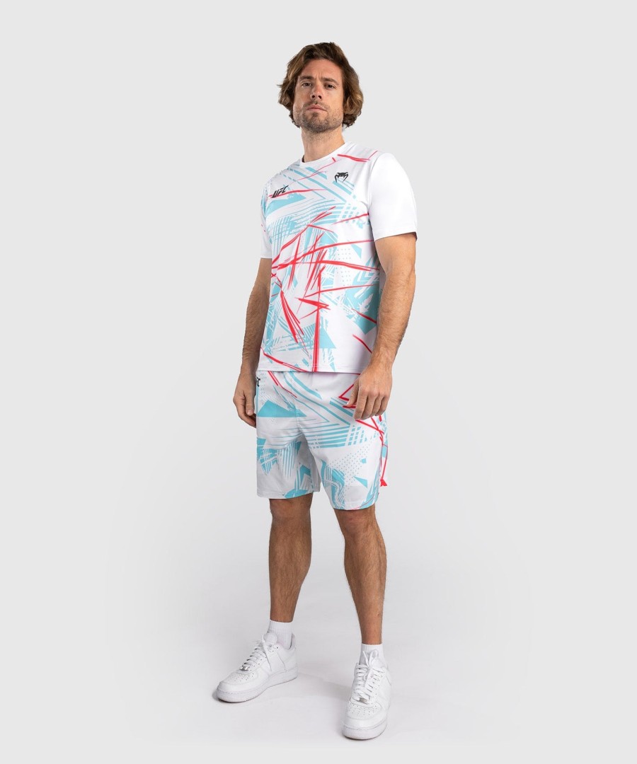 ufc fusion by venum マイアミエディション ファイトウィーク メンズ ドライテック tシャツ - ホワイト