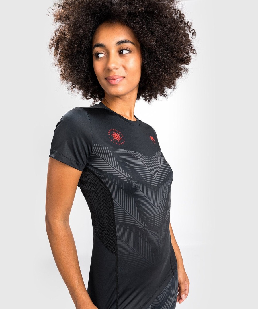venum phantom dry tech tシャツ - レディース - ブラックレッド