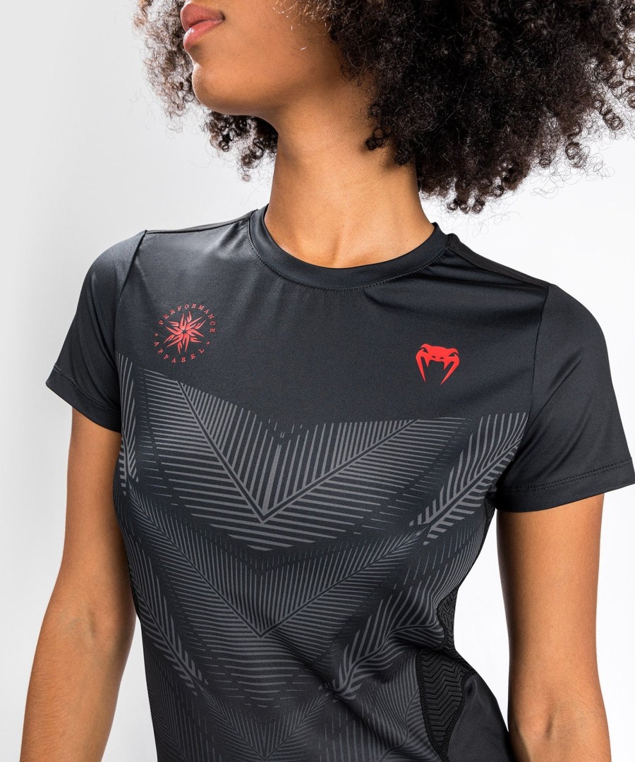 venum phantom dry tech tシャツ - レディース - ブラックレッド