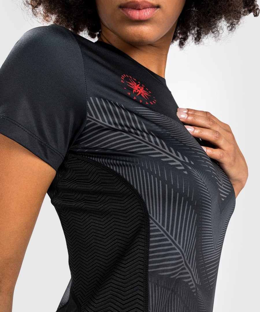 venum phantom dry tech tシャツ - レディース - ブラックレッド