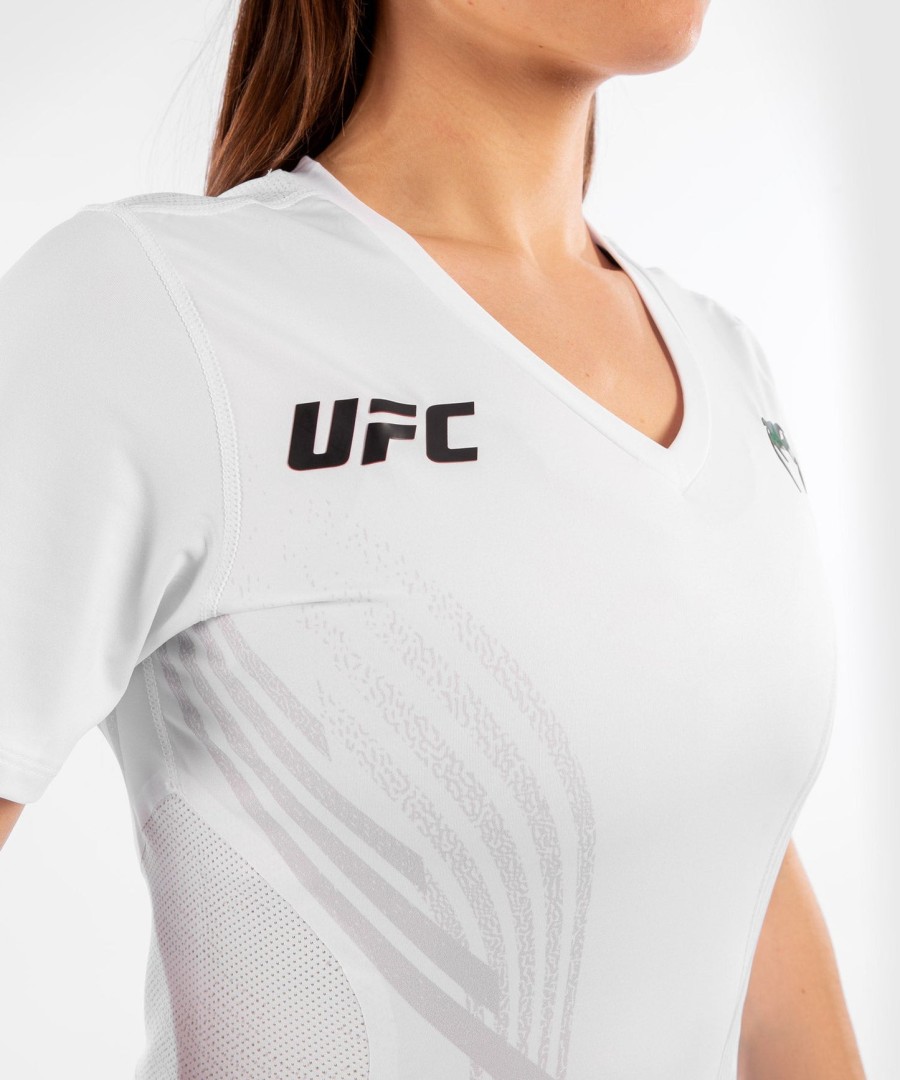 ufc venum パーソナライズ オーセンティック ファイトナイト レディース ウォークアウト ジャージ - ホワイト