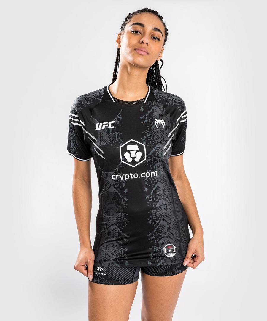 ufc adrenaline by venum オーセンティック ファイトナイト ウィメンズ ウォークアウト ジャージ - ブラック