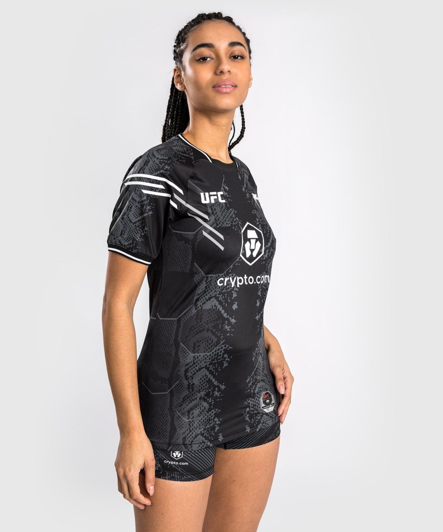 ufc adrenaline by venum オーセンティック ファイトナイト ウィメンズ ウォークアウト ジャージ - ブラック
