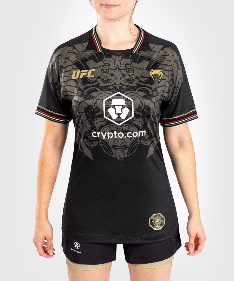 noche ufc by venum オーセンティック ファイトナイト レディース ウォークアウト ジャージ - ブラック
