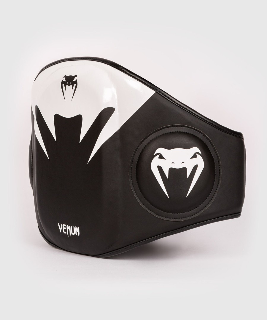 venum elite ベリープロテクター - ブラックホワイト
