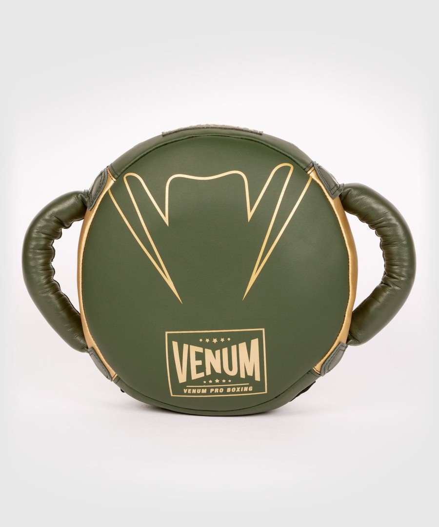 venum pro boxing ミニラウンドパンチシールド - カーキゴールド