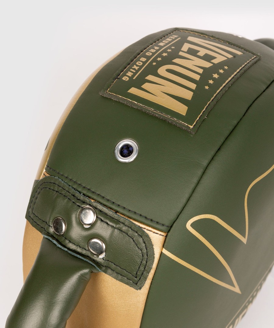 venum pro boxing ミニラウンドパンチシールド - カーキゴールド
