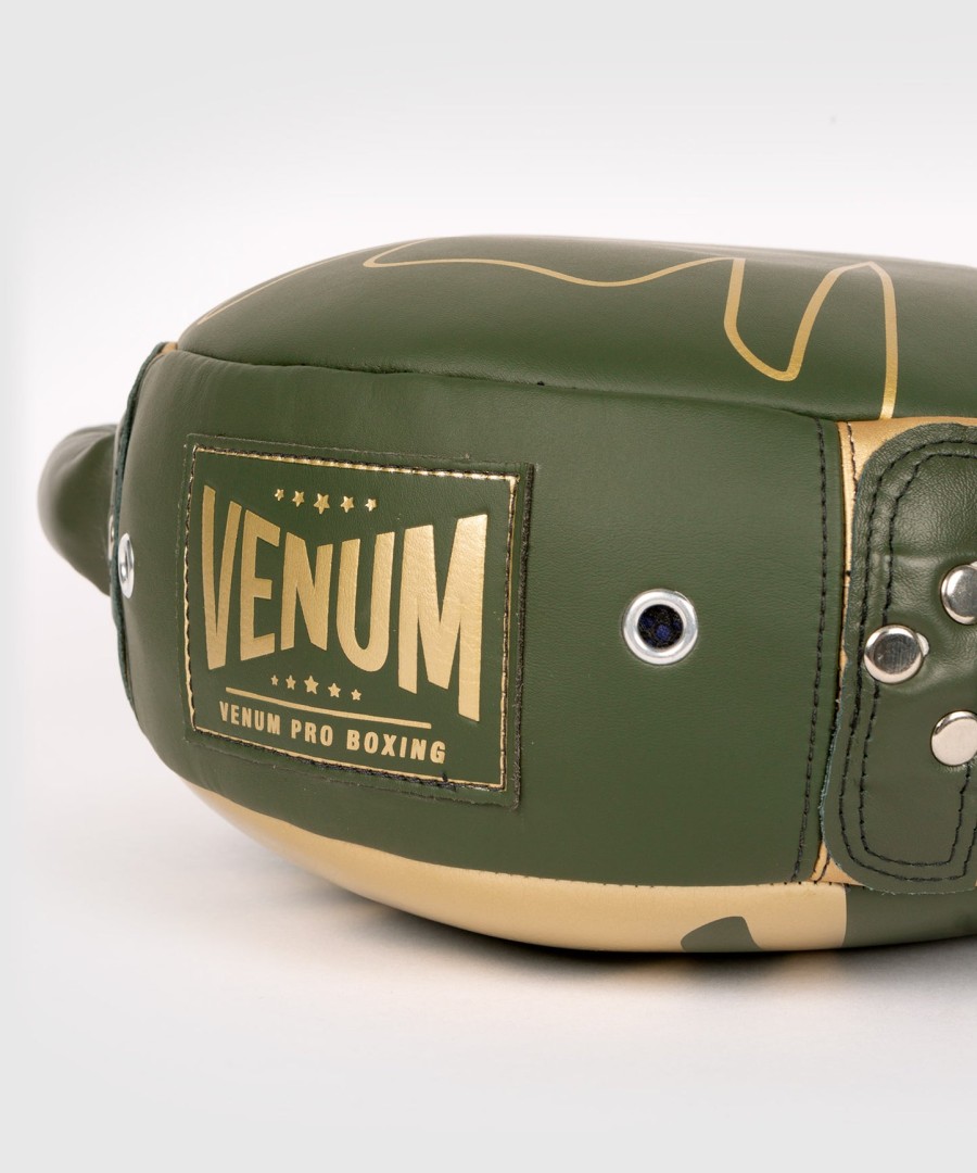 venum pro boxing ミニラウンドパンチシールド - カーキゴールド