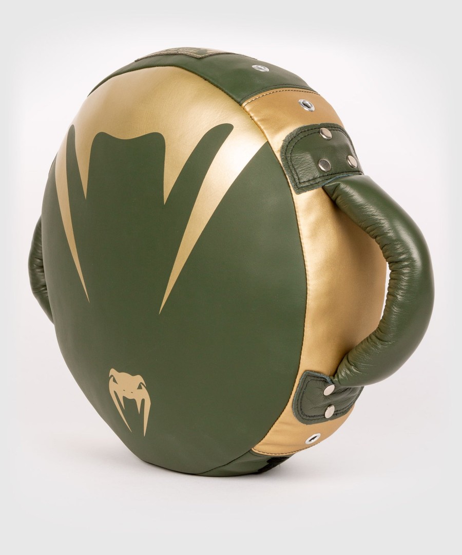 venum pro ボクシング ラウンドパンチシールド - カーキゴールド