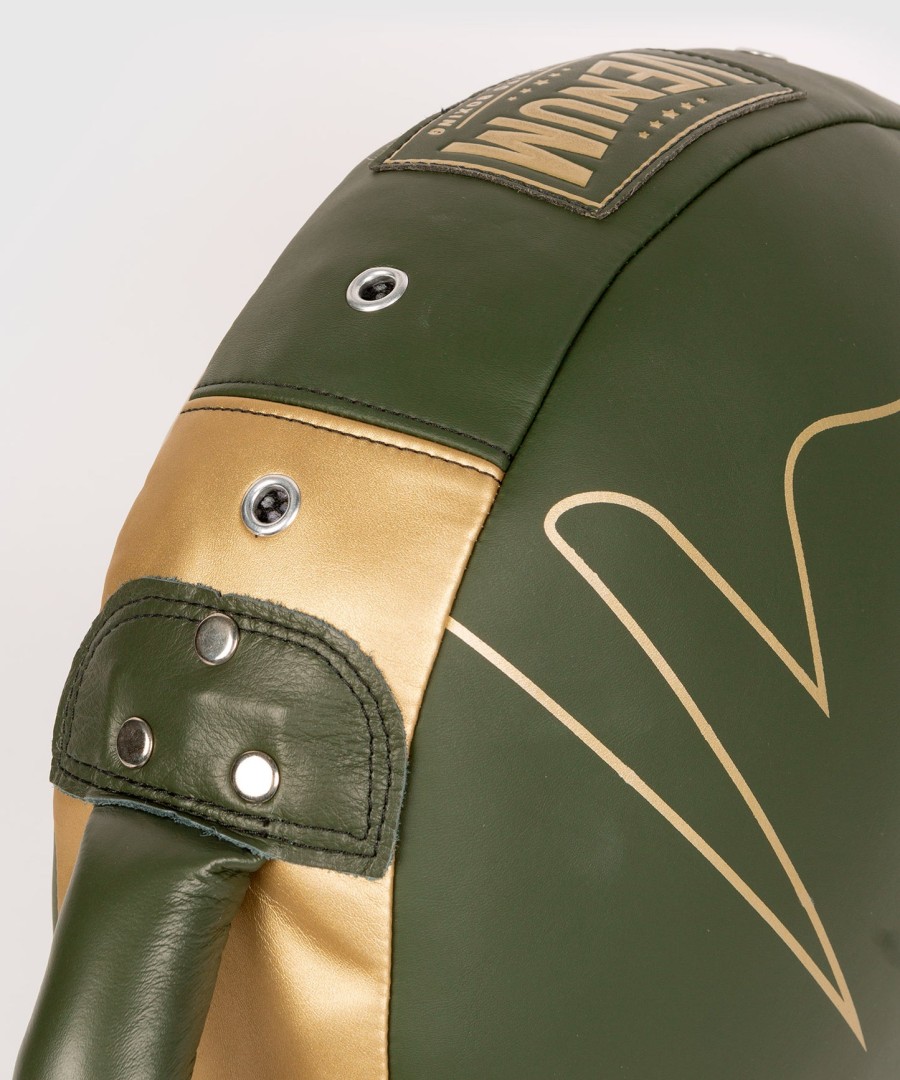 venum pro ボクシング ラウンドパンチシールド - カーキゴールド
