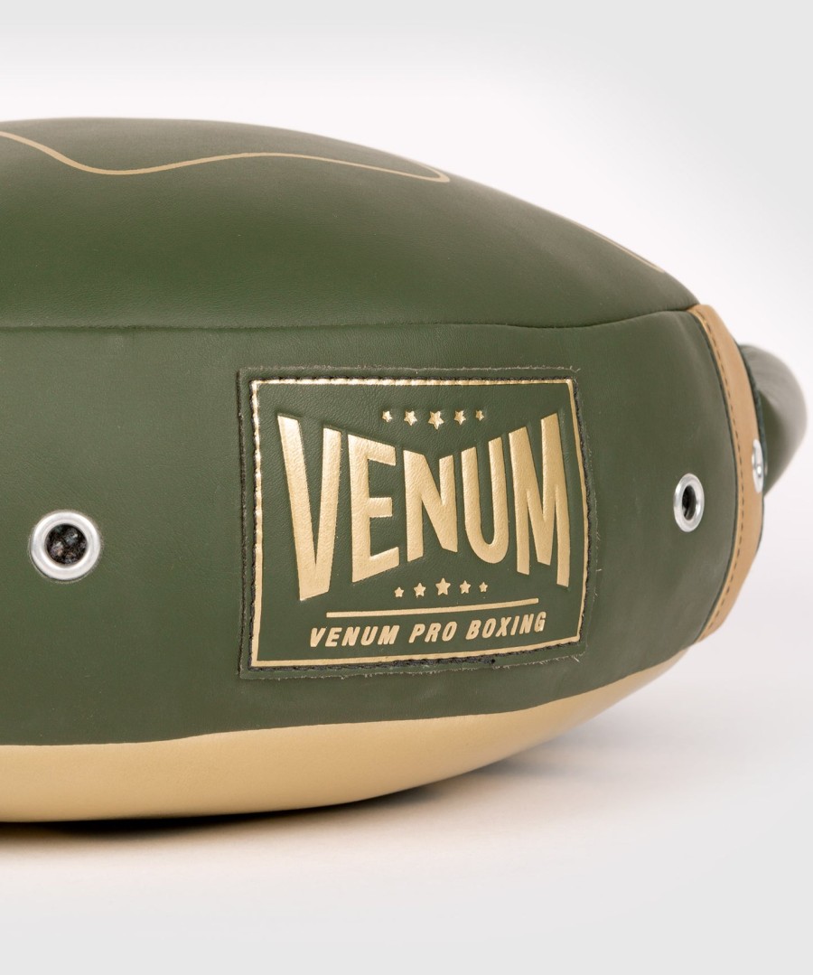 venum pro ボクシング ラウンドパンチシールド - カーキゴールド